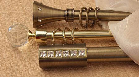 Types of curtain rods in Dubai