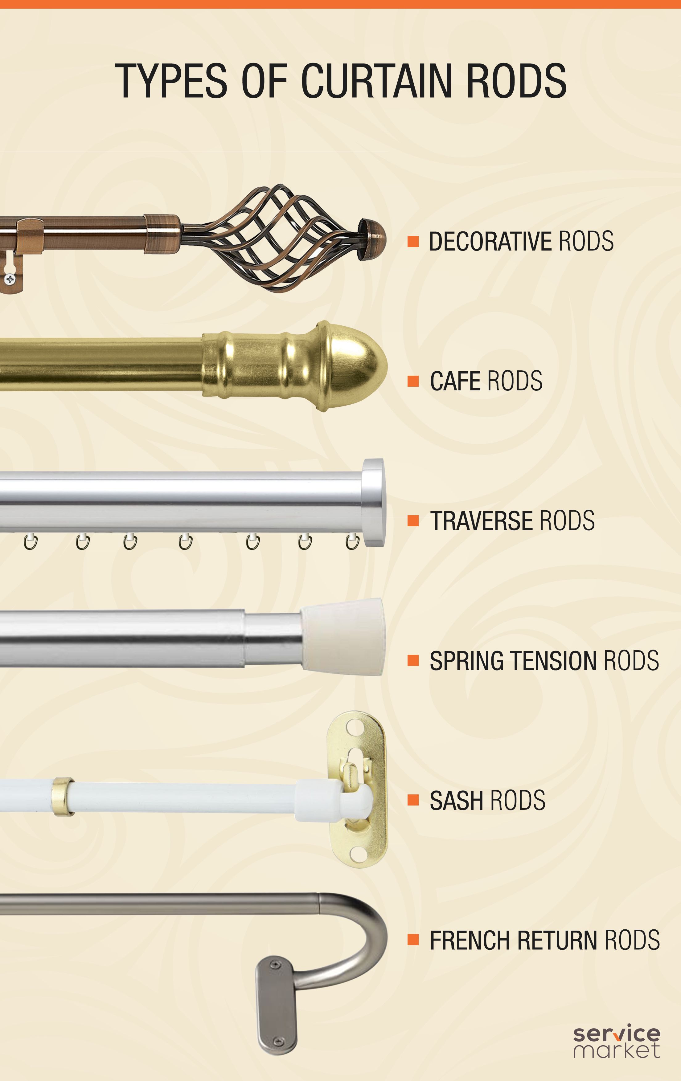 Types of Curtain Rods in Dubai - ServiceMarket Blog