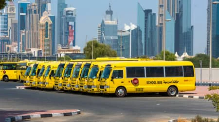 school buses in dubai