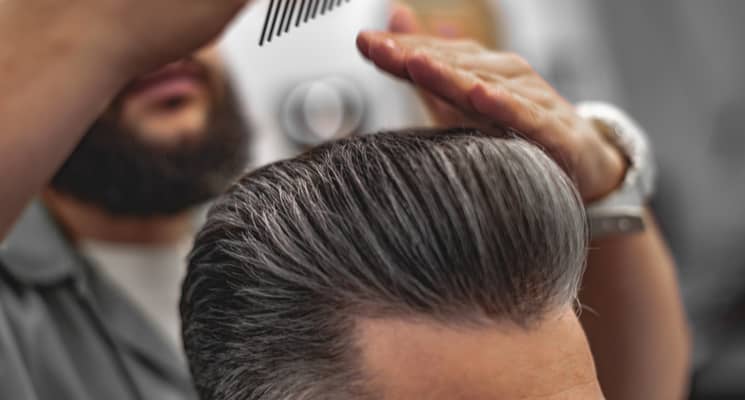 cost of men's salon at home