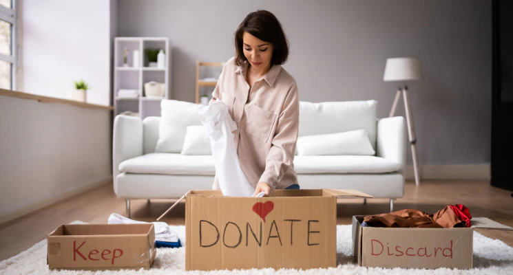 woman doing pre ramadan cleaning