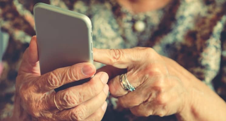 senior citizens using technology in Dubai