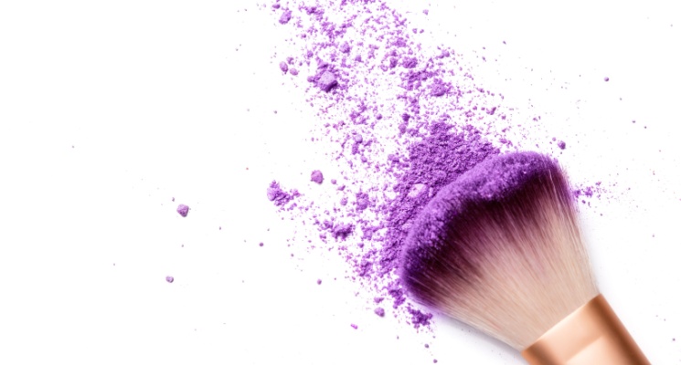 trend of purple blush in beauty industry